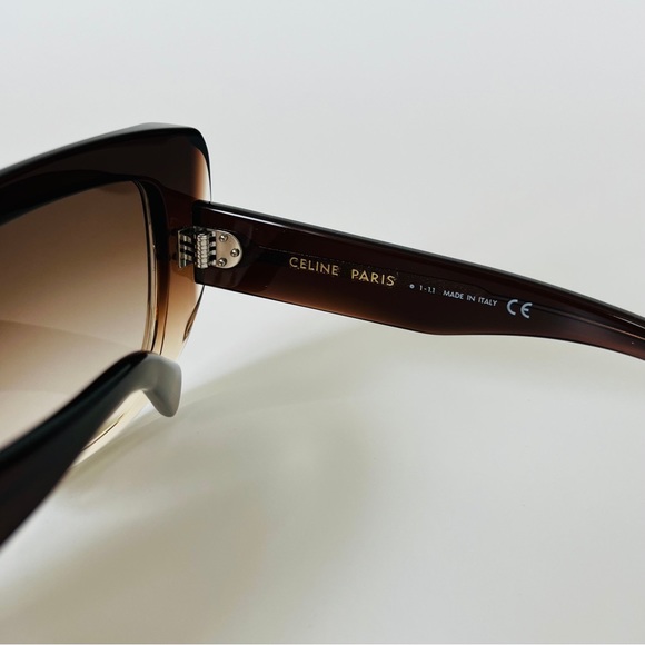 CELINE SUNGLASSES CL40157U 50F 57/18/140 Brown NEW! - Picture 8 of 9